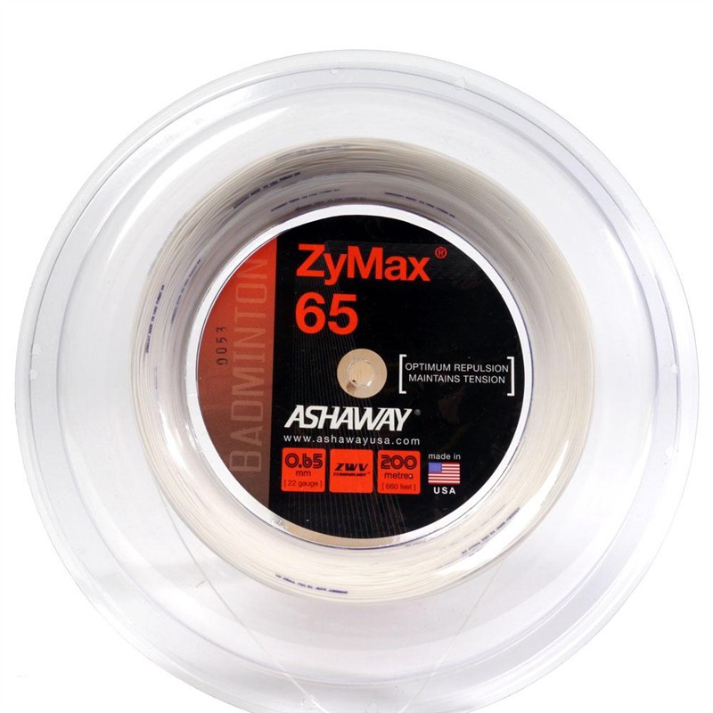 Ashaway Zymax 65 White strings
